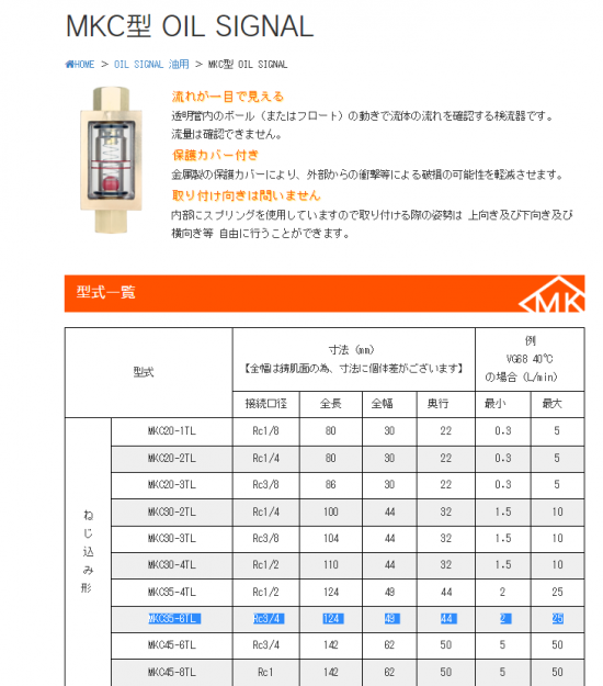 日本原装进口前田流量计MKCT45-6TAR