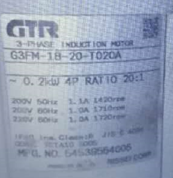 日本株式会社日精减速电机G3FM-18-20-T0...